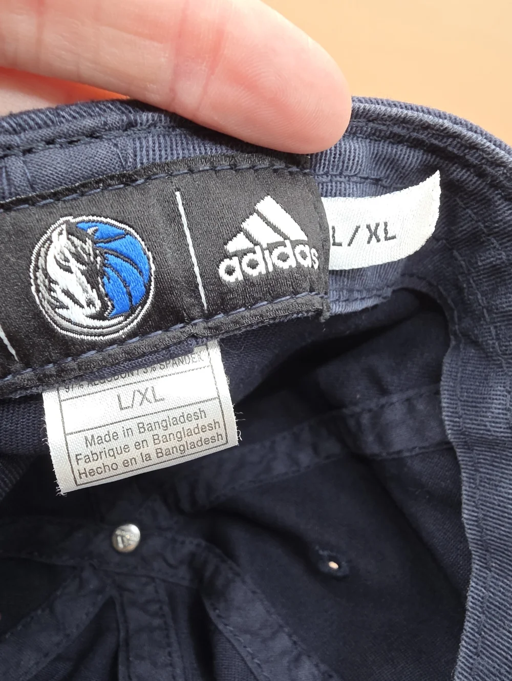 Dallas Mavericks Lucha Libre Mask & Adidas Hat L/XL NBA - Picture 5 of 9